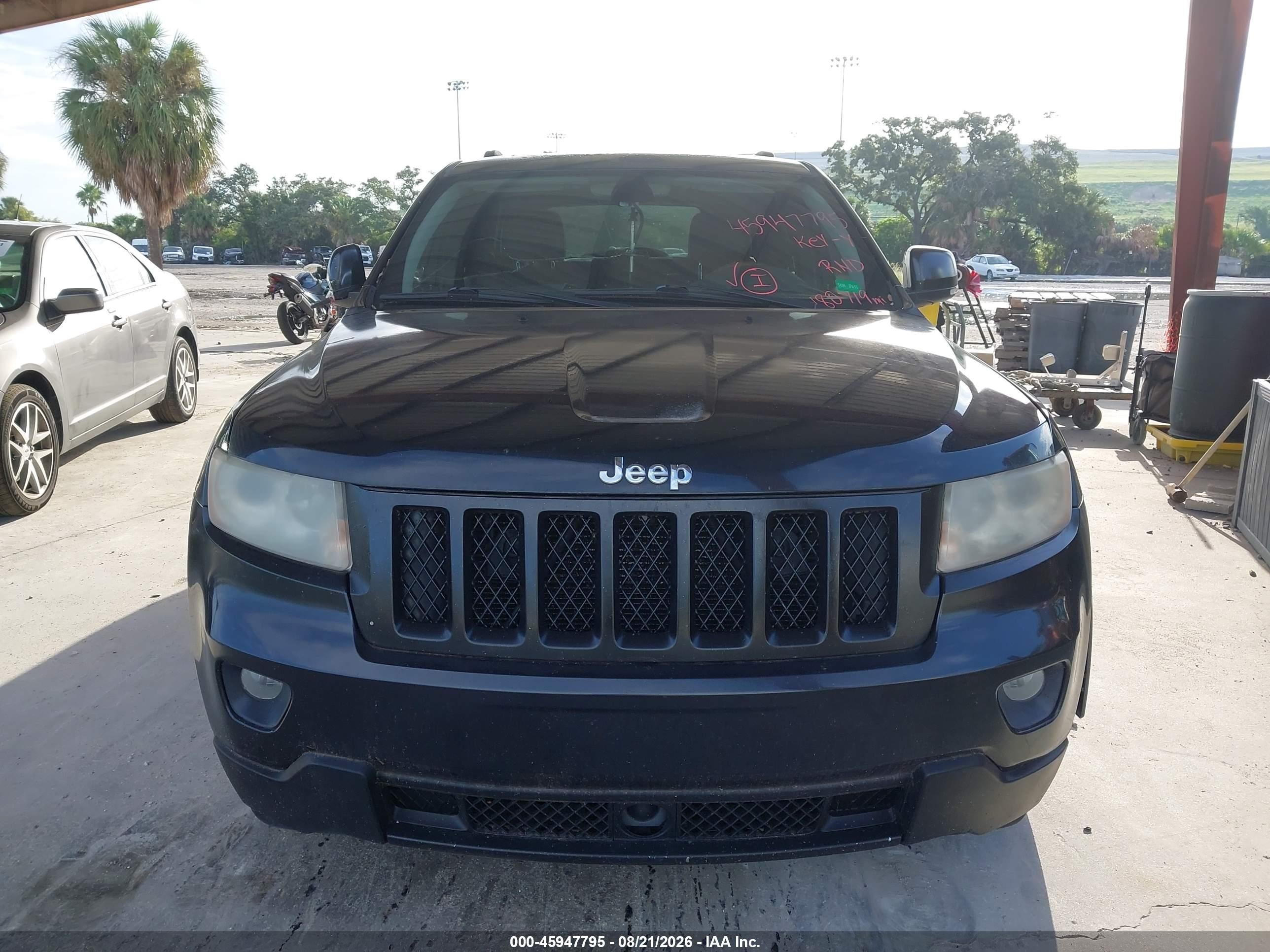 2012 Jeep Grand Cherokee Overland Черный vin: 1C4RJFCT9CC136126