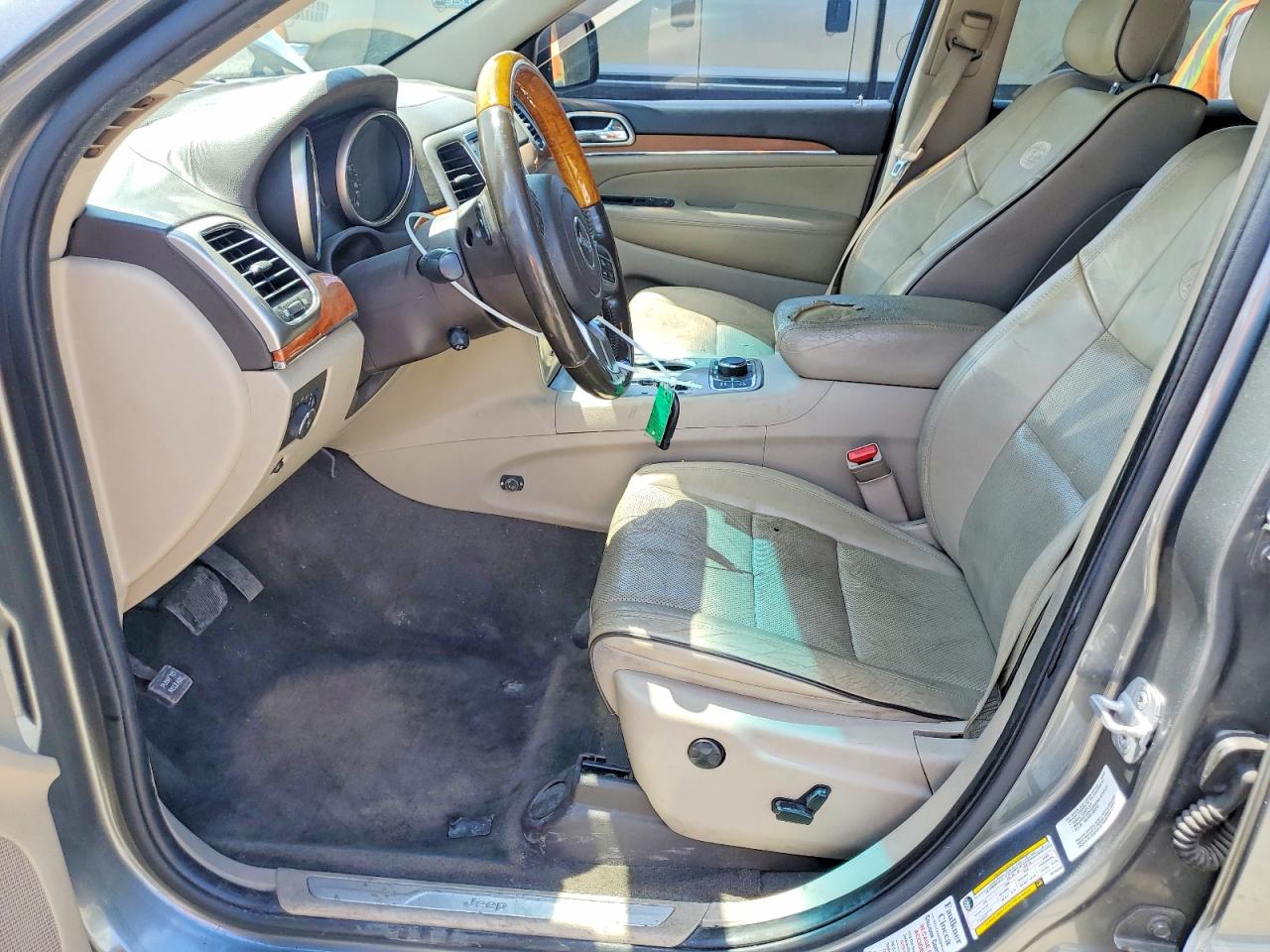 2012 Jeep Grand Cherokee Overland Silver vin: 1C4RJFCT9CC144162