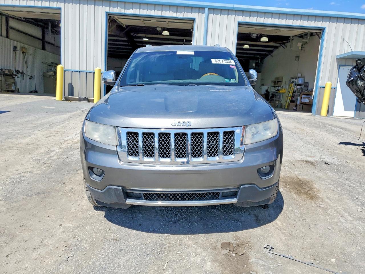 2012 Jeep Grand Cherokee Overland Silver vin: 1C4RJFCT9CC144162