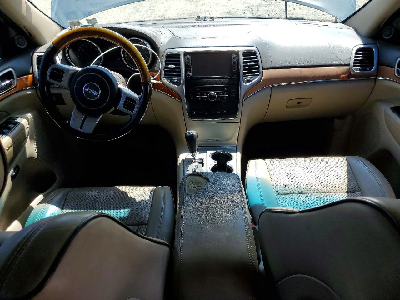 2012 Jeep Grand Cherokee Overland Silver vin: 1C4RJFCT9CC144162