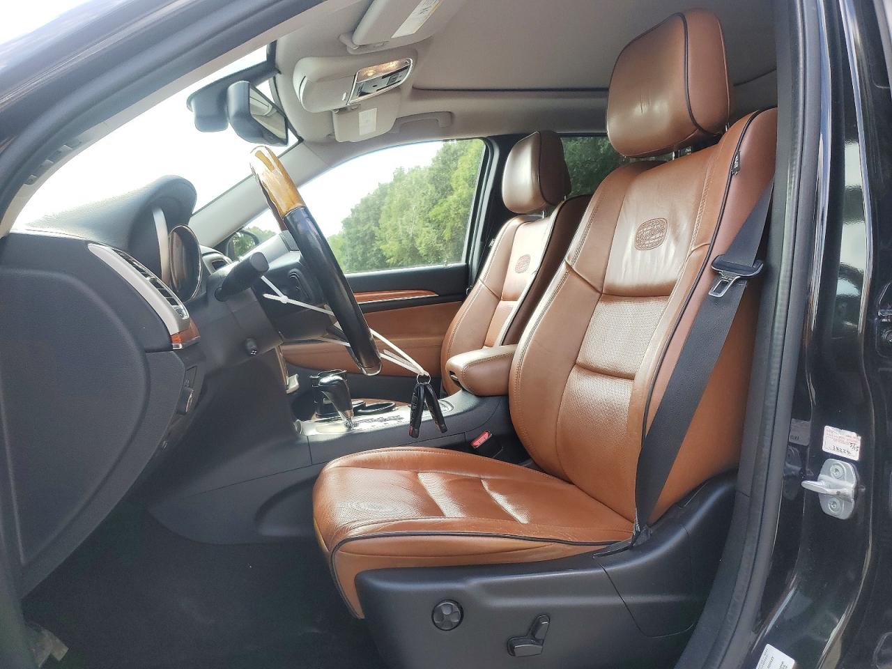 2012 Jeep Grand Cherokee Overland Black vin: 1C4RJFCT9CC182281