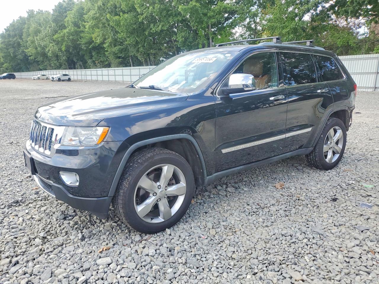 2012 Jeep Grand Cherokee Overland Black vin: 1C4RJFCT9CC182281