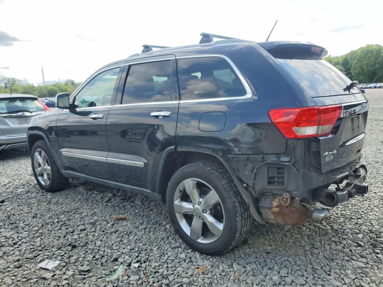 2012 Jeep Grand Cherokee Overland Black vin: 1C4RJFCT9CC182281