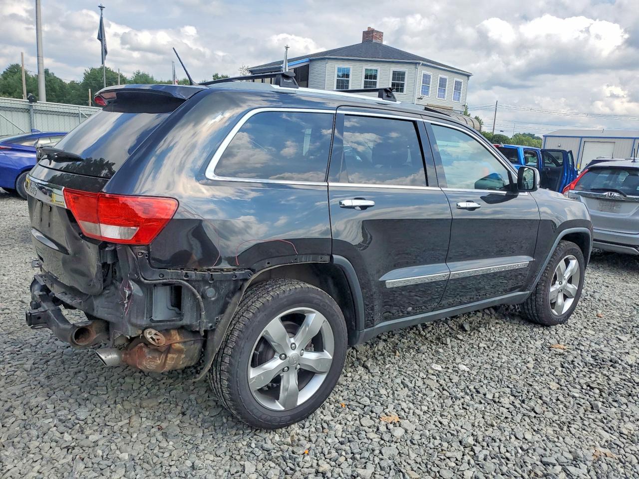 2012 Jeep Grand Cherokee Overland Black vin: 1C4RJFCT9CC182281