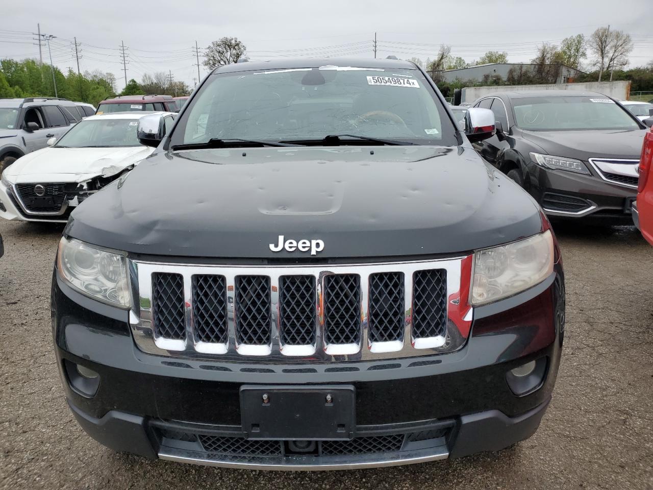 2012 Jeep Grand Cherokee Overland Black vin: 1C4RJFCT9CC228661