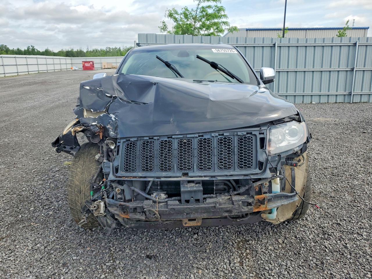 2012 Jeep Grand Cherokee Overland Черный vin: 1C4RJFCT9CC230703