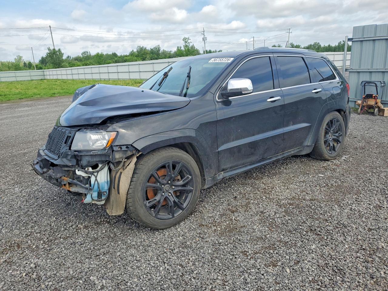 2012 Jeep Grand Cherokee Overland Черный vin: 1C4RJFCT9CC230703