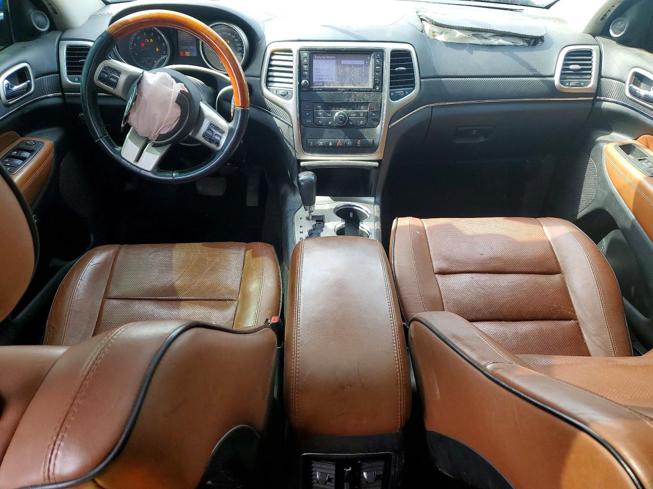 2012 Jeep Grand Cherokee Overland Черный vin: 1C4RJFCT9CC230703