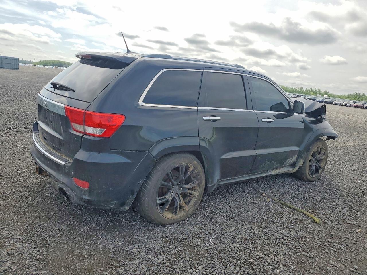 2012 Jeep Grand Cherokee Overland Черный vin: 1C4RJFCT9CC230703