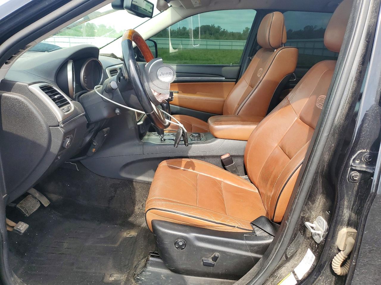 2012 Jeep Grand Cherokee Overland Черный vin: 1C4RJFCT9CC230703