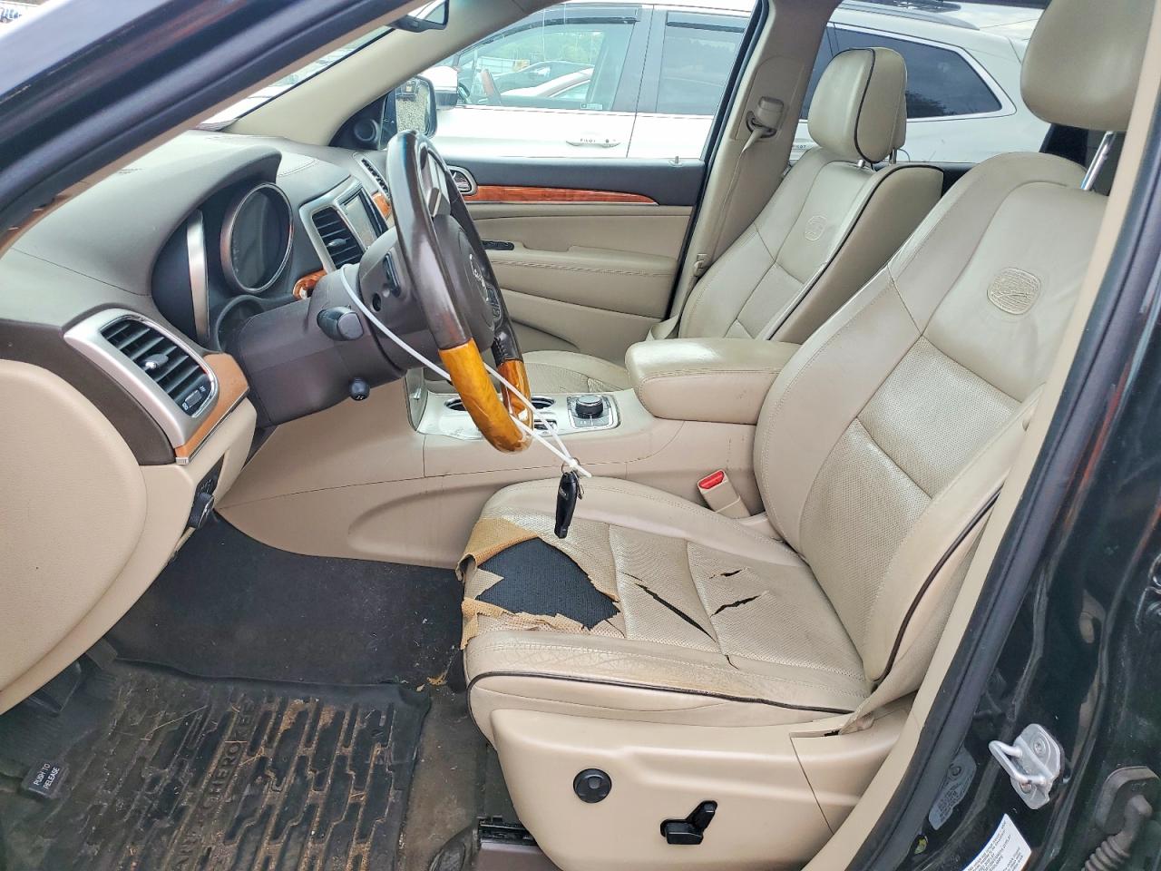 2012 Jeep Grand Cherokee Overland Черный vin: 1C4RJFCT9CC234749