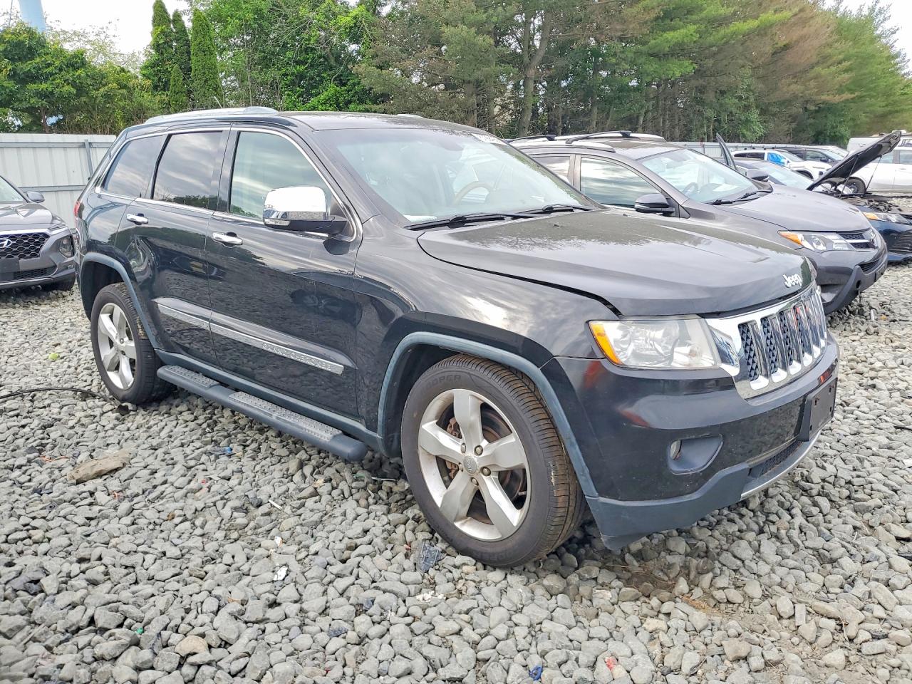 2012 Jeep Grand Cherokee Overland Черный vin: 1C4RJFCT9CC234749