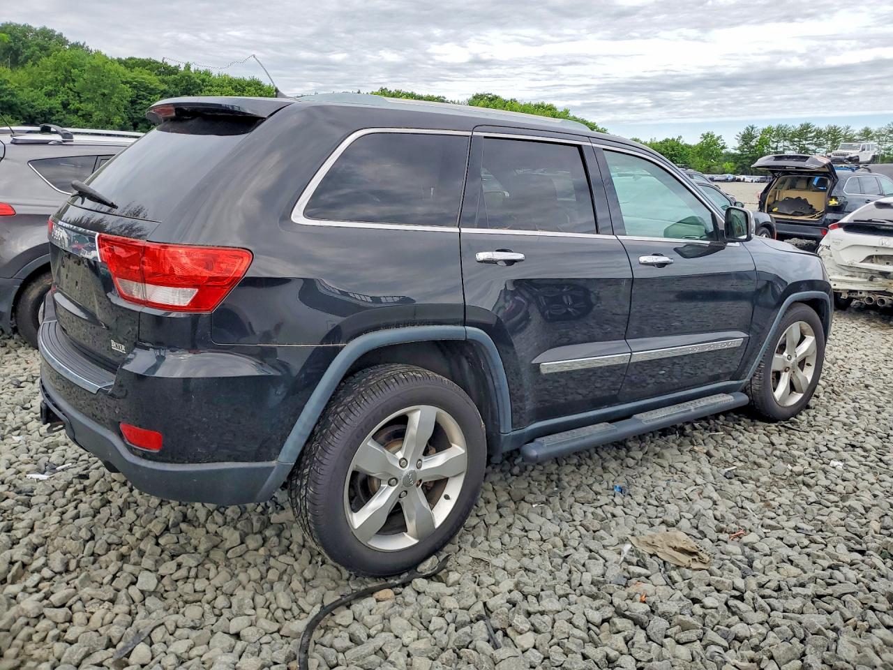 2012 Jeep Grand Cherokee Overland Черный vin: 1C4RJFCT9CC234749