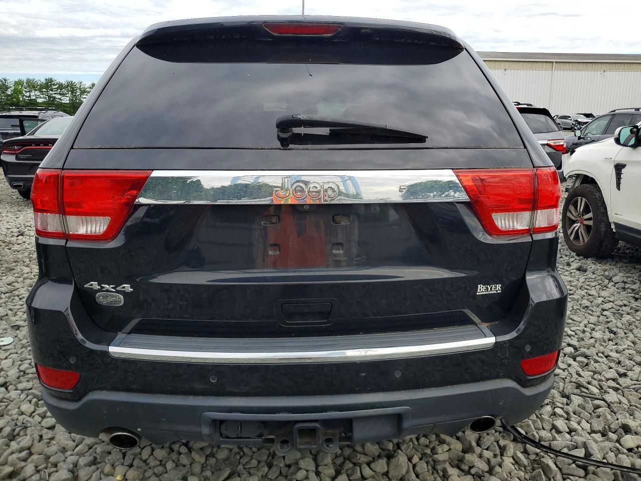 2012 Jeep Grand Cherokee Overland Черный vin: 1C4RJFCT9CC234749