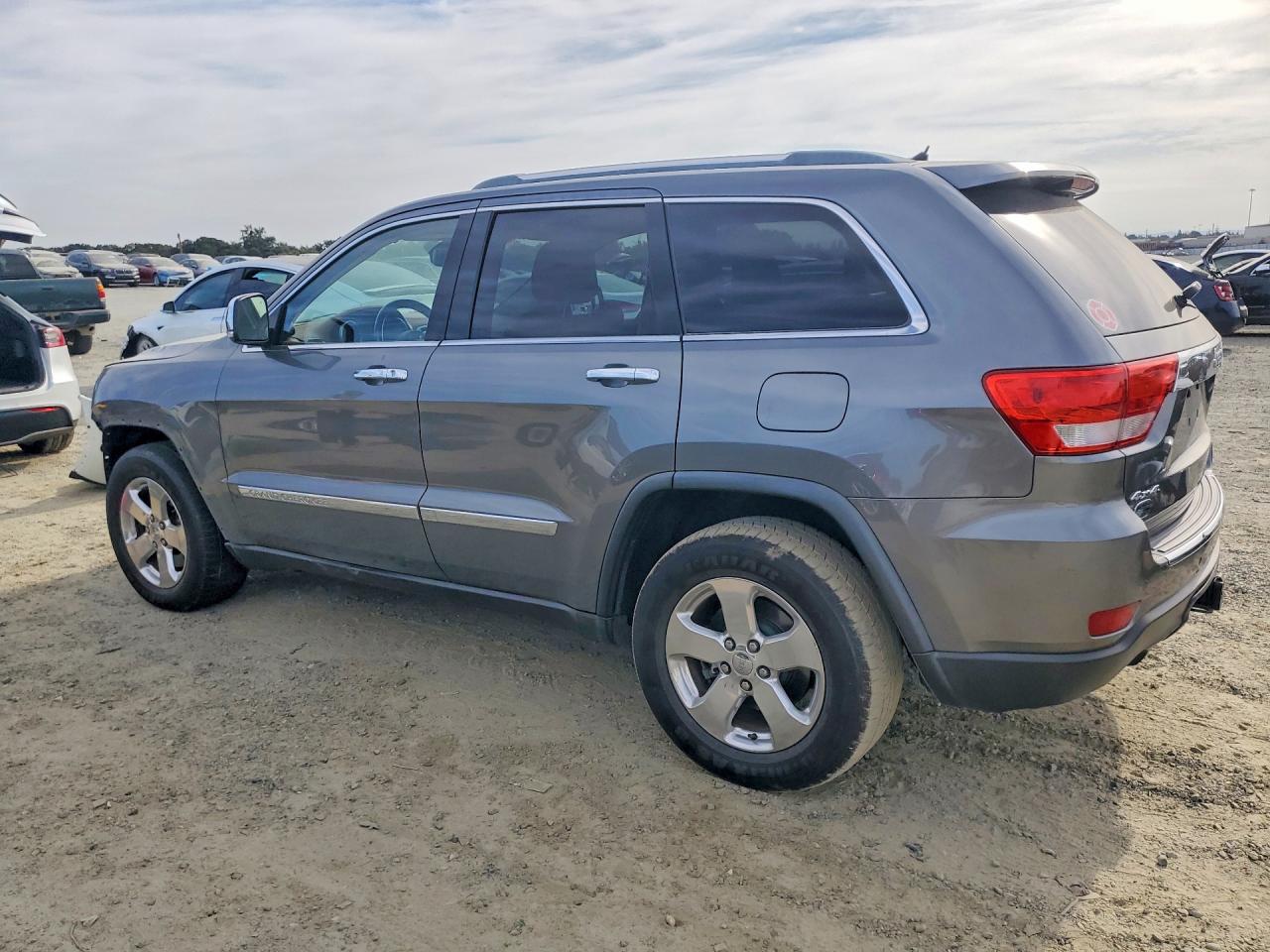 2012 Jeep Grand Cherokee Overland Silver vin: 1C4RJFCT9CC333474