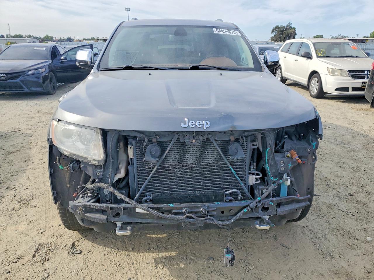 2012 Jeep Grand Cherokee Overland Silver vin: 1C4RJFCT9CC333474