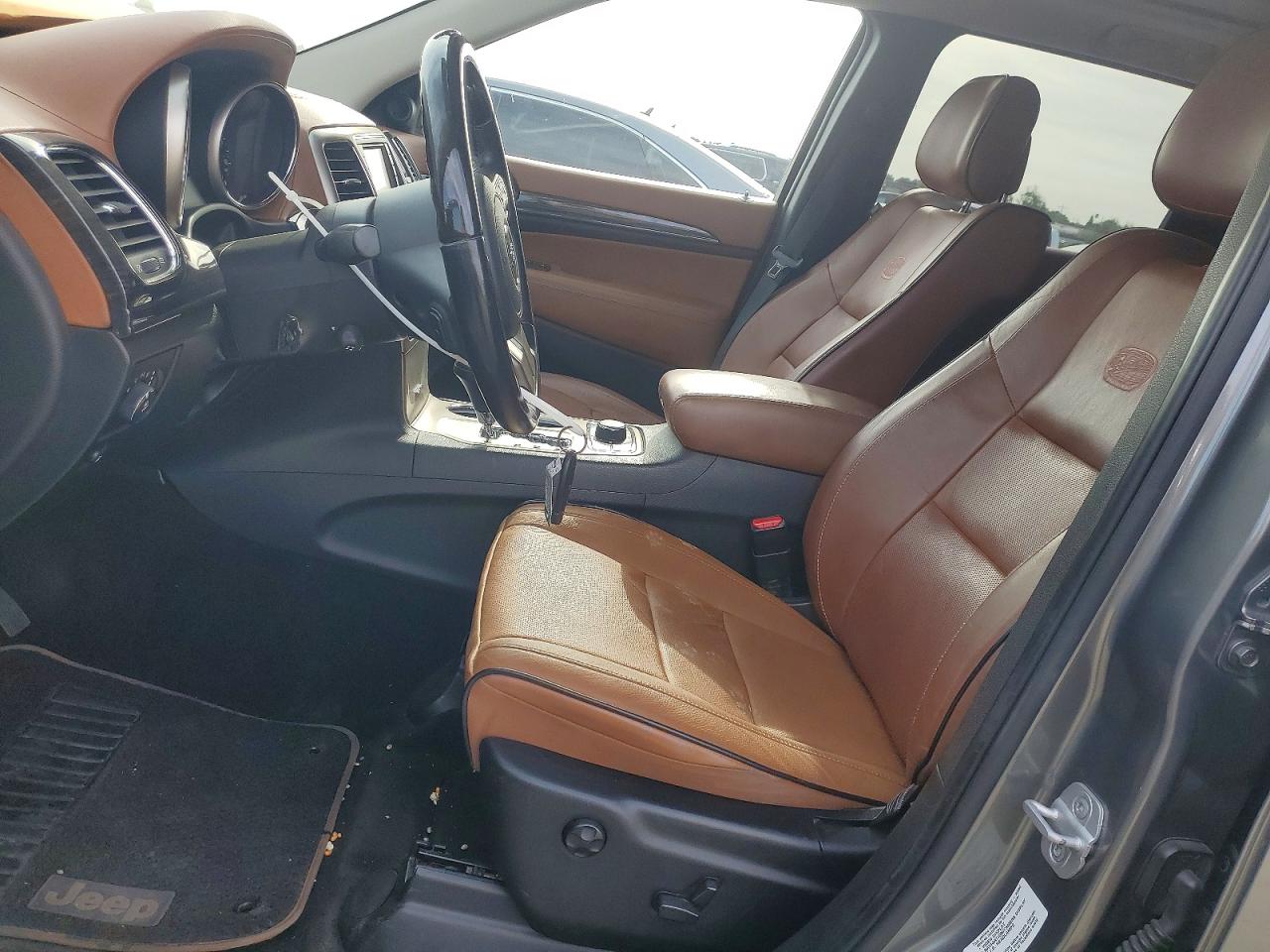 2012 Jeep Grand Cherokee Overland Silver vin: 1C4RJFCT9CC333474