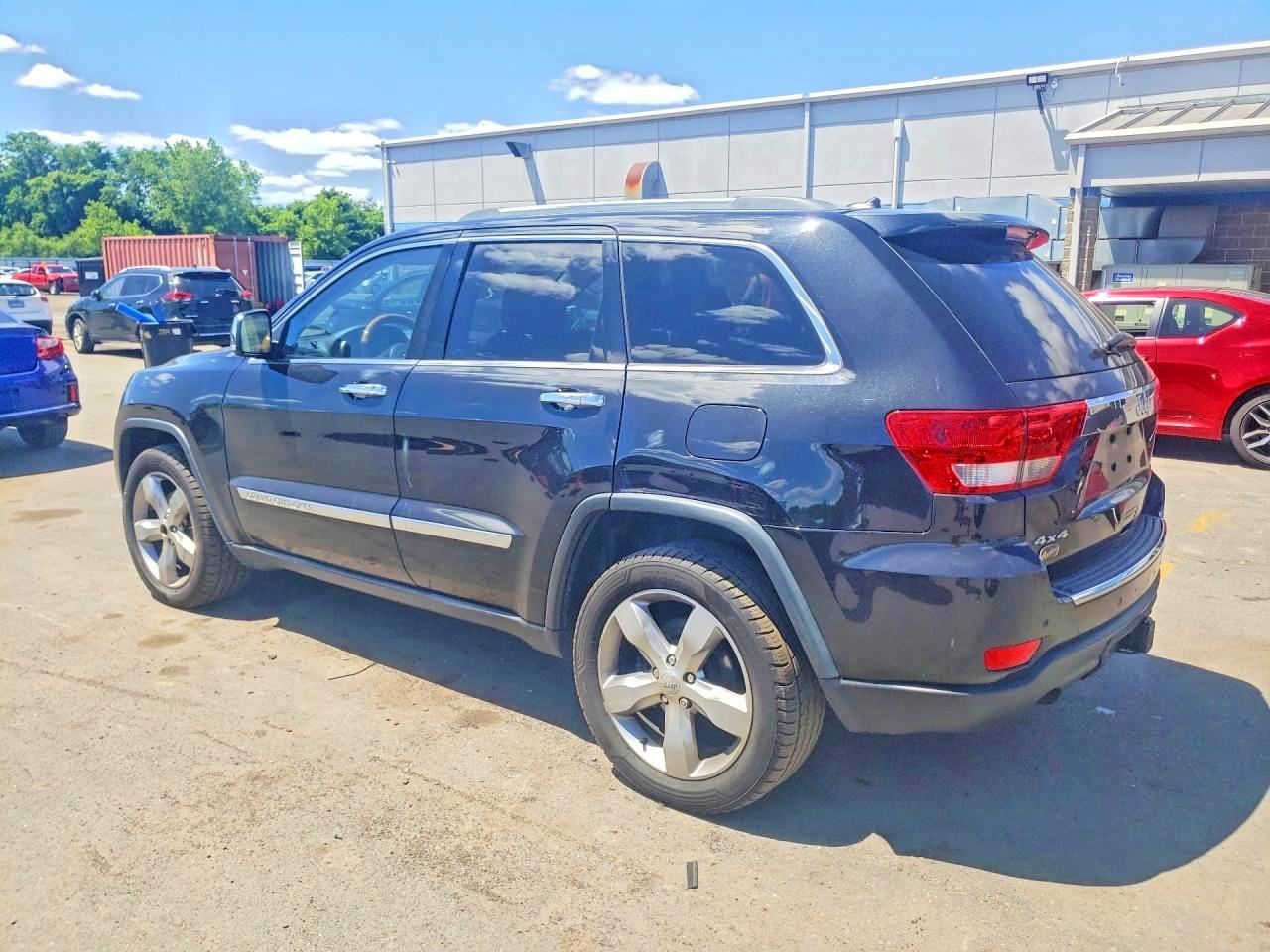2013 Jeep Grand Cherokee Overland Black vin: 1C4RJFCT9DC620573