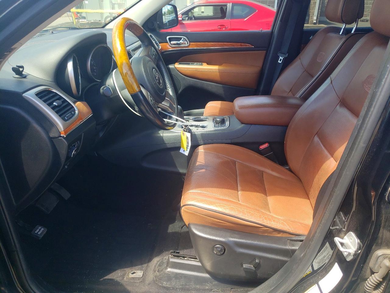 2013 Jeep Grand Cherokee Overland Black vin: 1C4RJFCT9DC620573