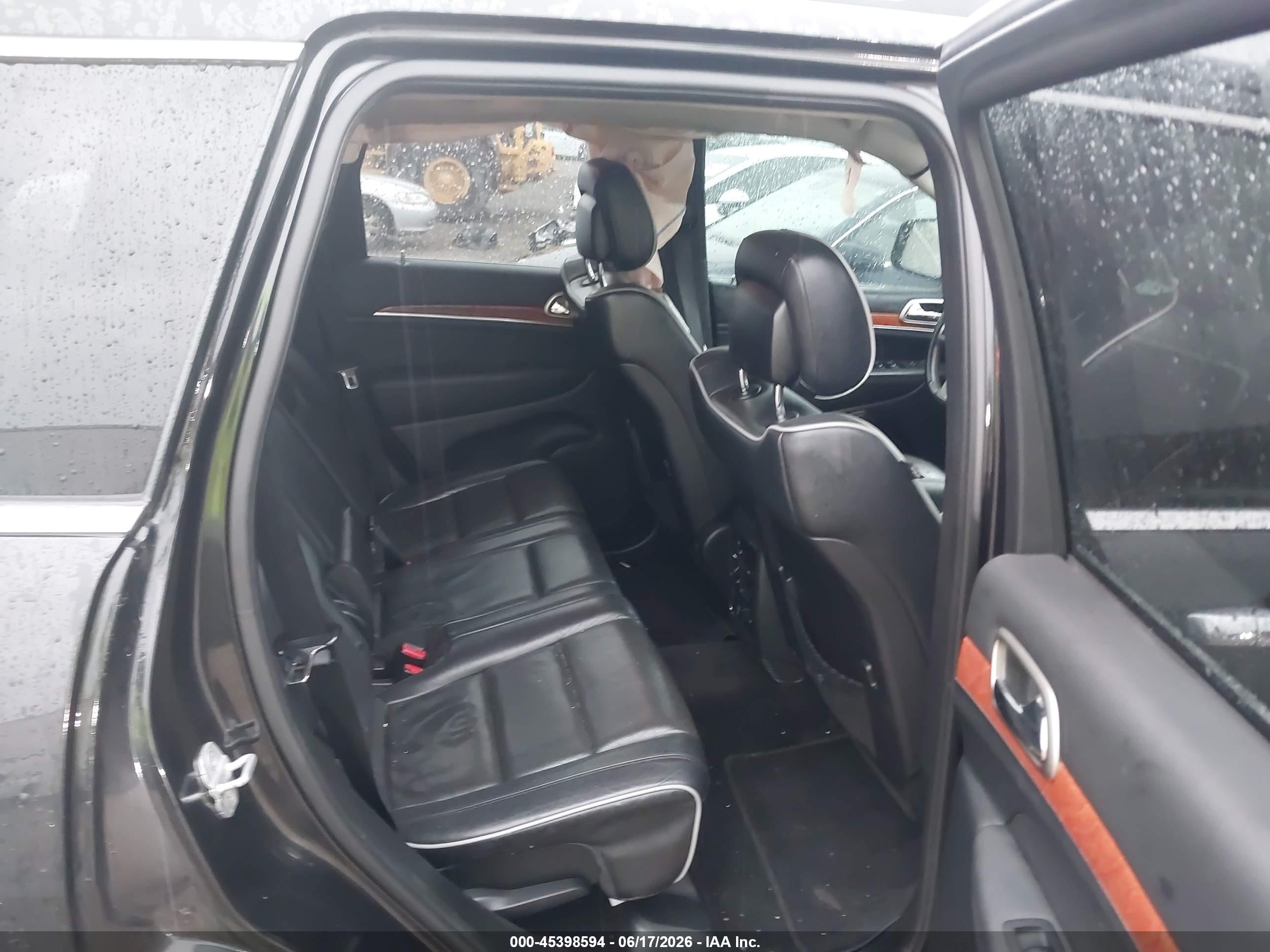2013 Jeep Grand Cherokee Overland Черный vin: 1C4RJFCT9DC650365