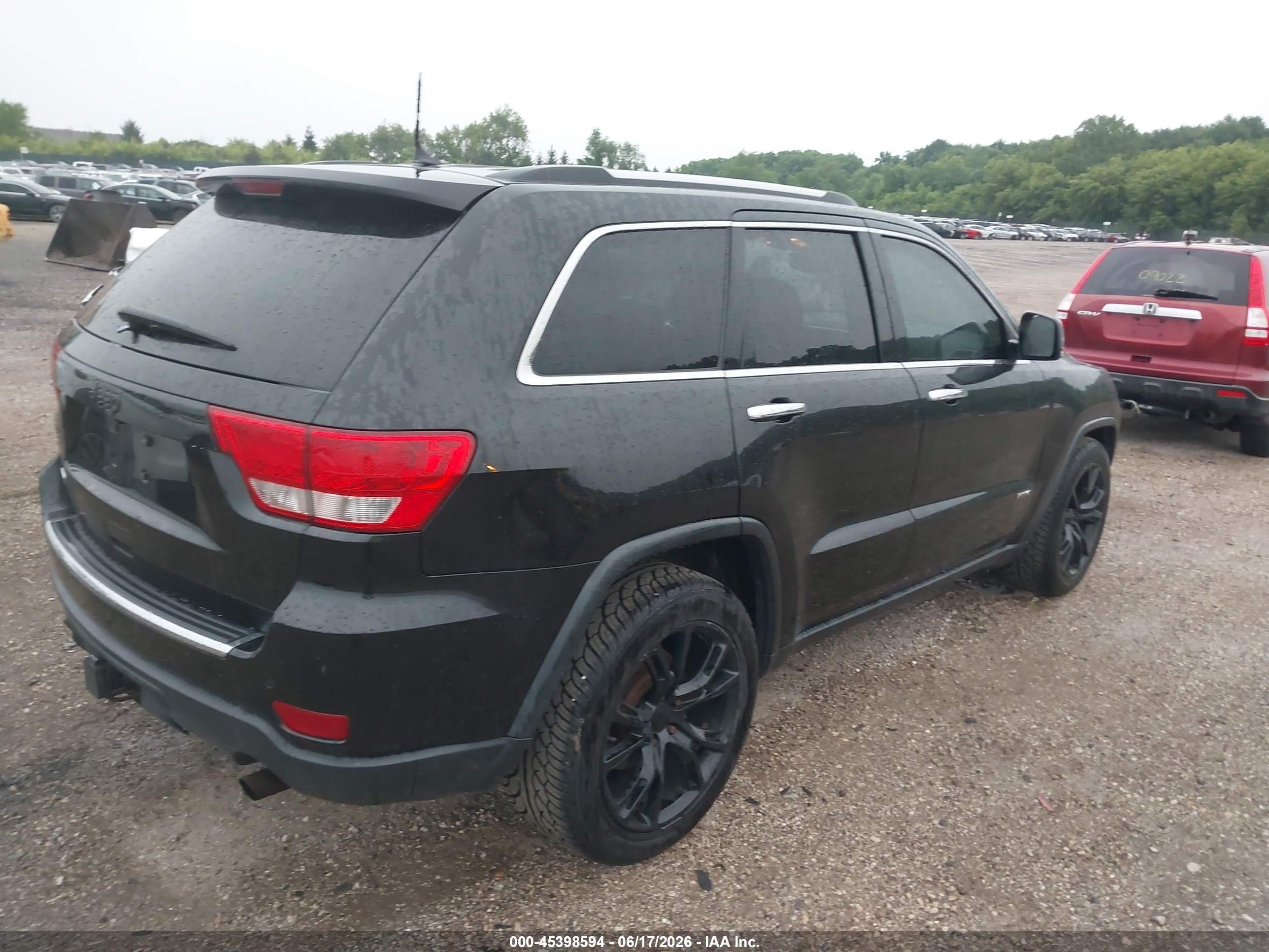 2013 Jeep Grand Cherokee Overland Черный vin: 1C4RJFCT9DC650365