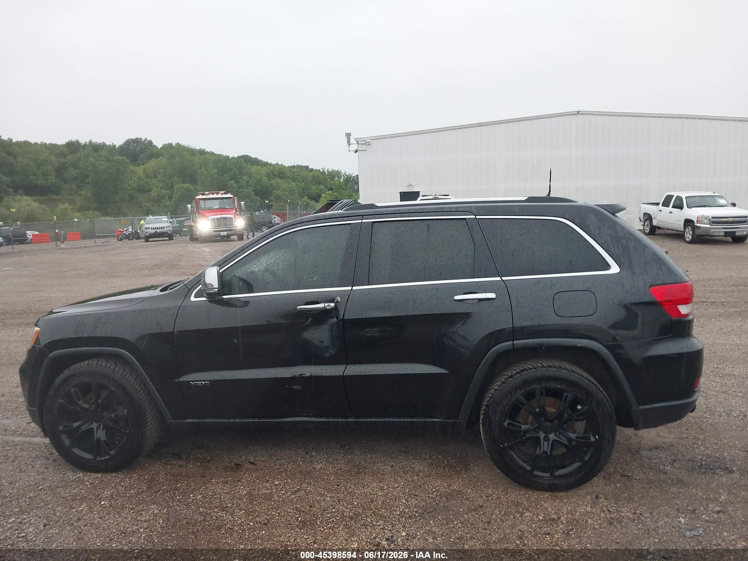 2013 Jeep Grand Cherokee Overland Черный vin: 1C4RJFCT9DC650365