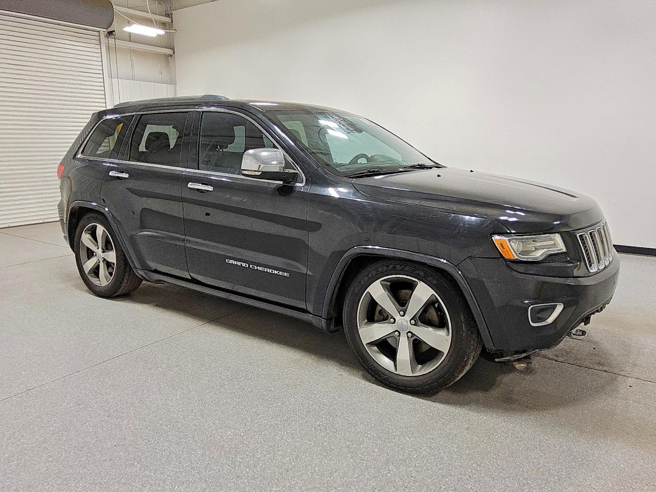 2014 Jeep Grand Cherokee Overland Black vin: 1C4RJFCT9EC528008