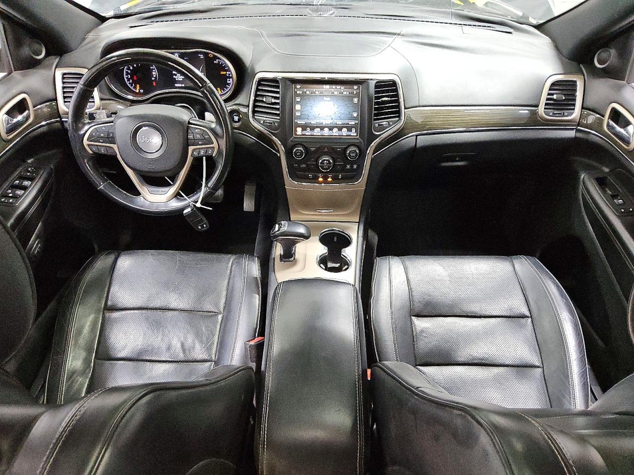 2014 Jeep Grand Cherokee Overland Black vin: 1C4RJFCT9EC528008