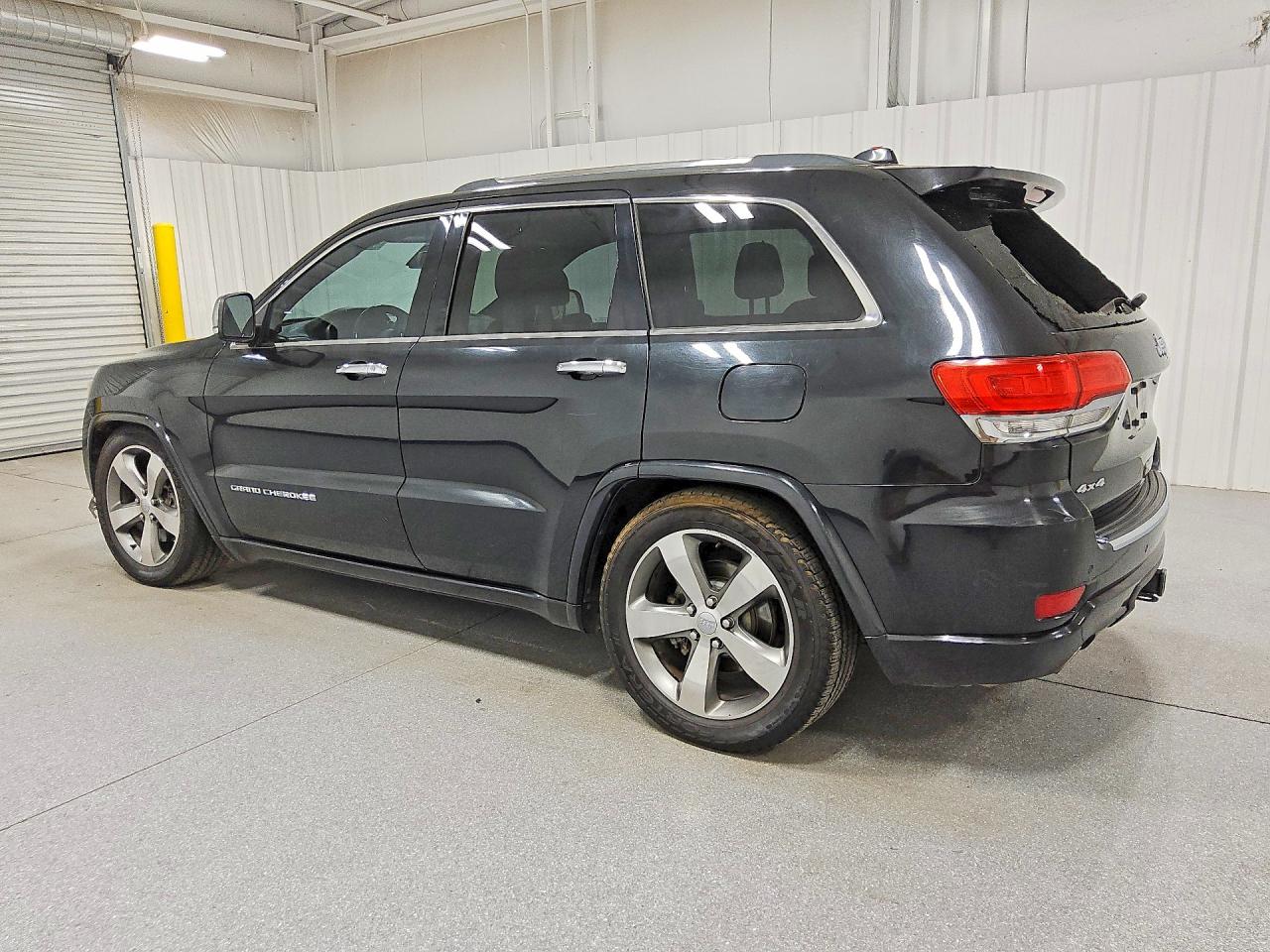 2014 Jeep Grand Cherokee Overland Black vin: 1C4RJFCT9EC528008