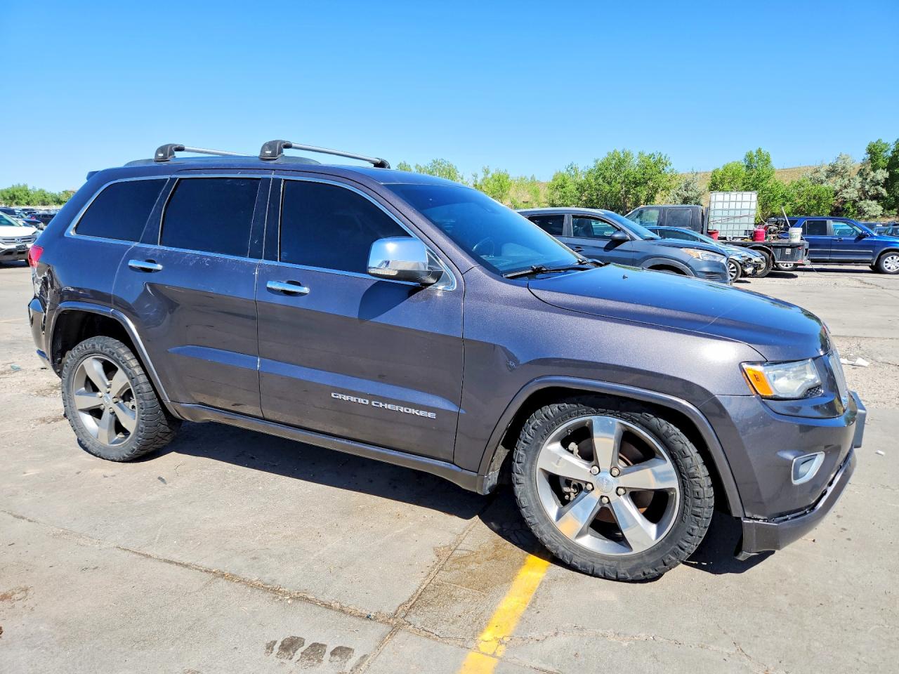 2015 Jeep Grand Cherokee Overland Charcoal vin: 1C4RJFCT9FC951575