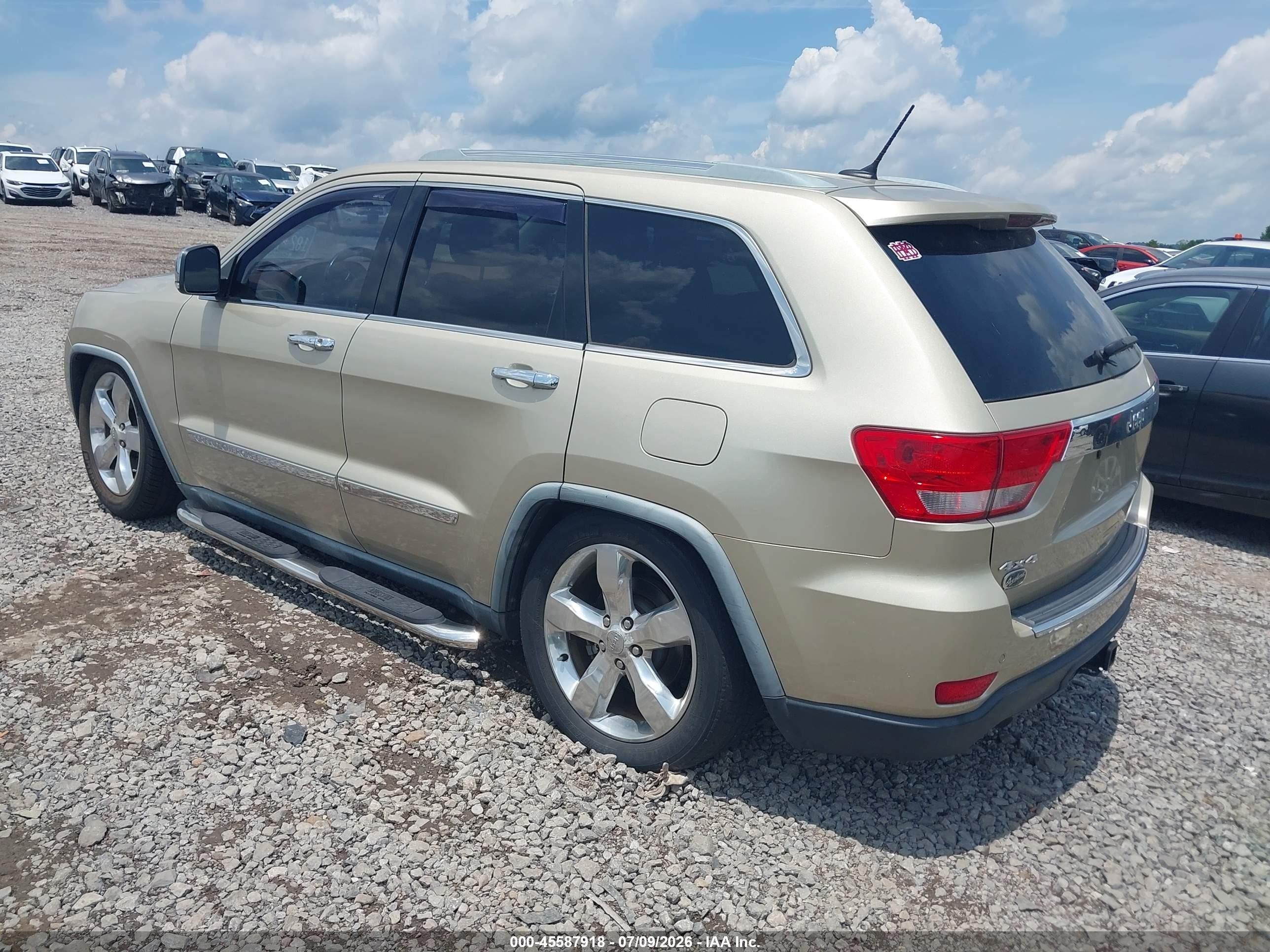 2012 Jeep Grand Cherokee Overland Gold vin: 1C4RJFCTXCC108089