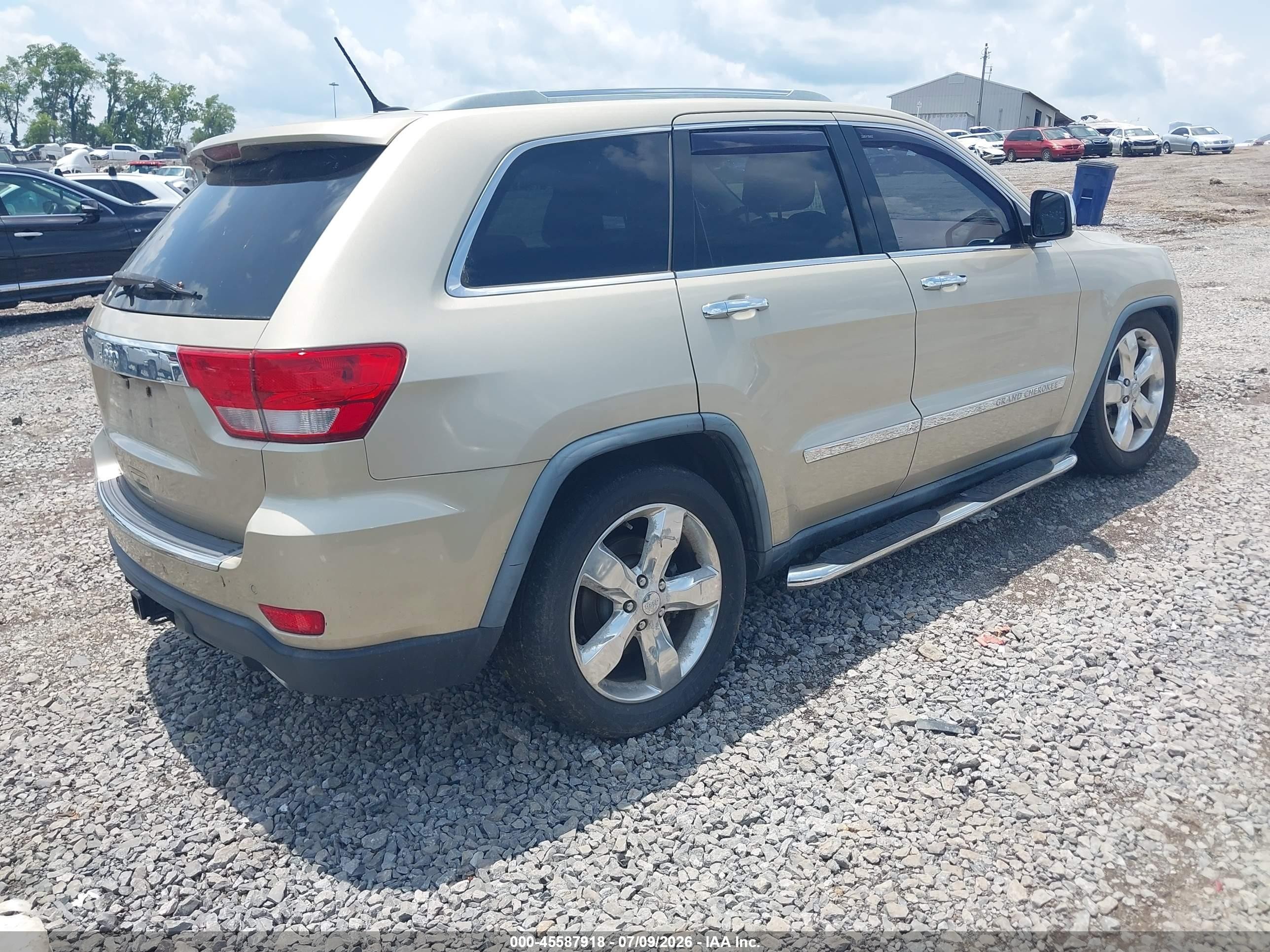 2012 Jeep Grand Cherokee Overland Gold vin: 1C4RJFCTXCC108089