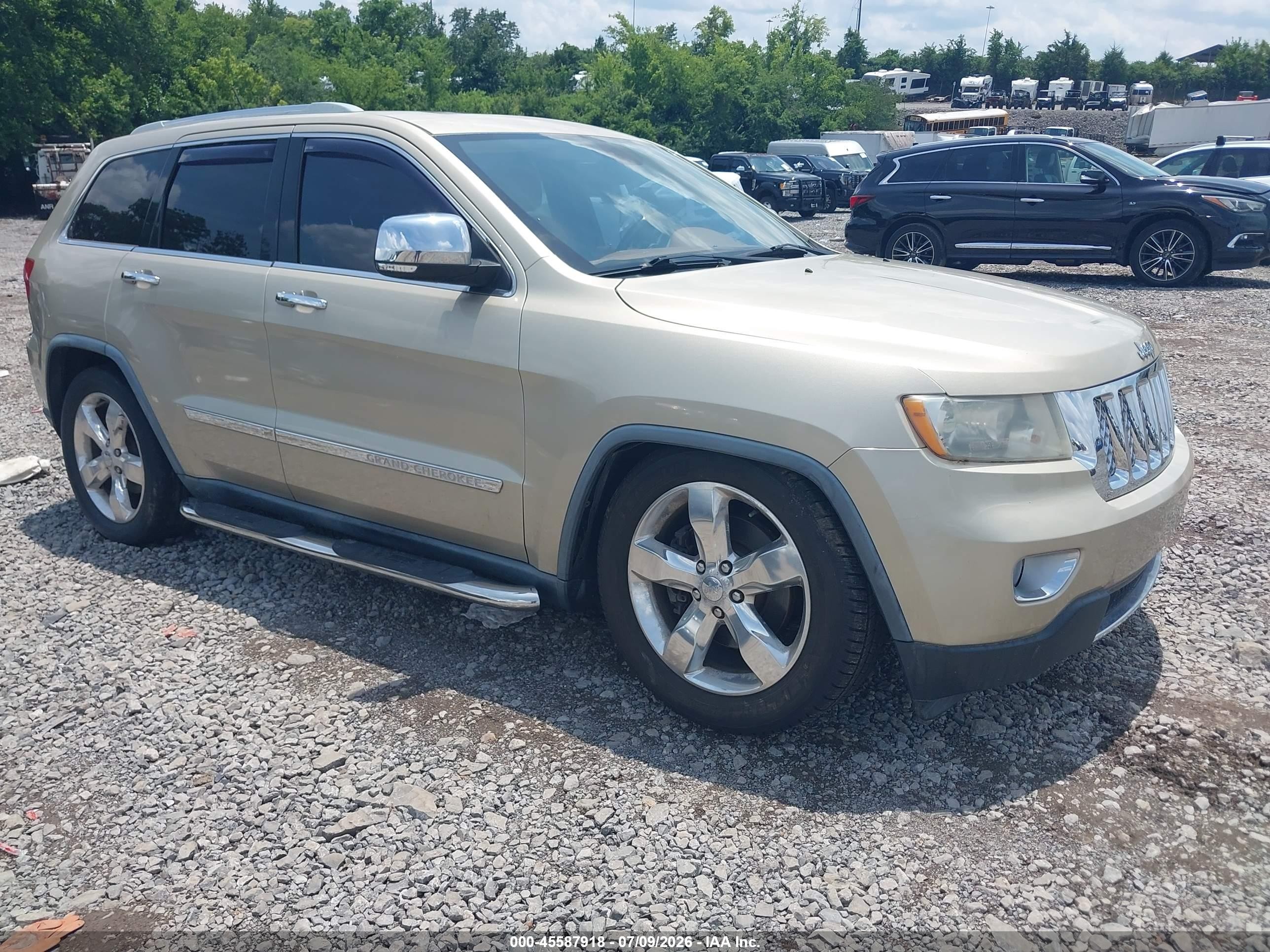 2012 Jeep Grand Cherokee Overland Gold vin: 1C4RJFCTXCC108089
