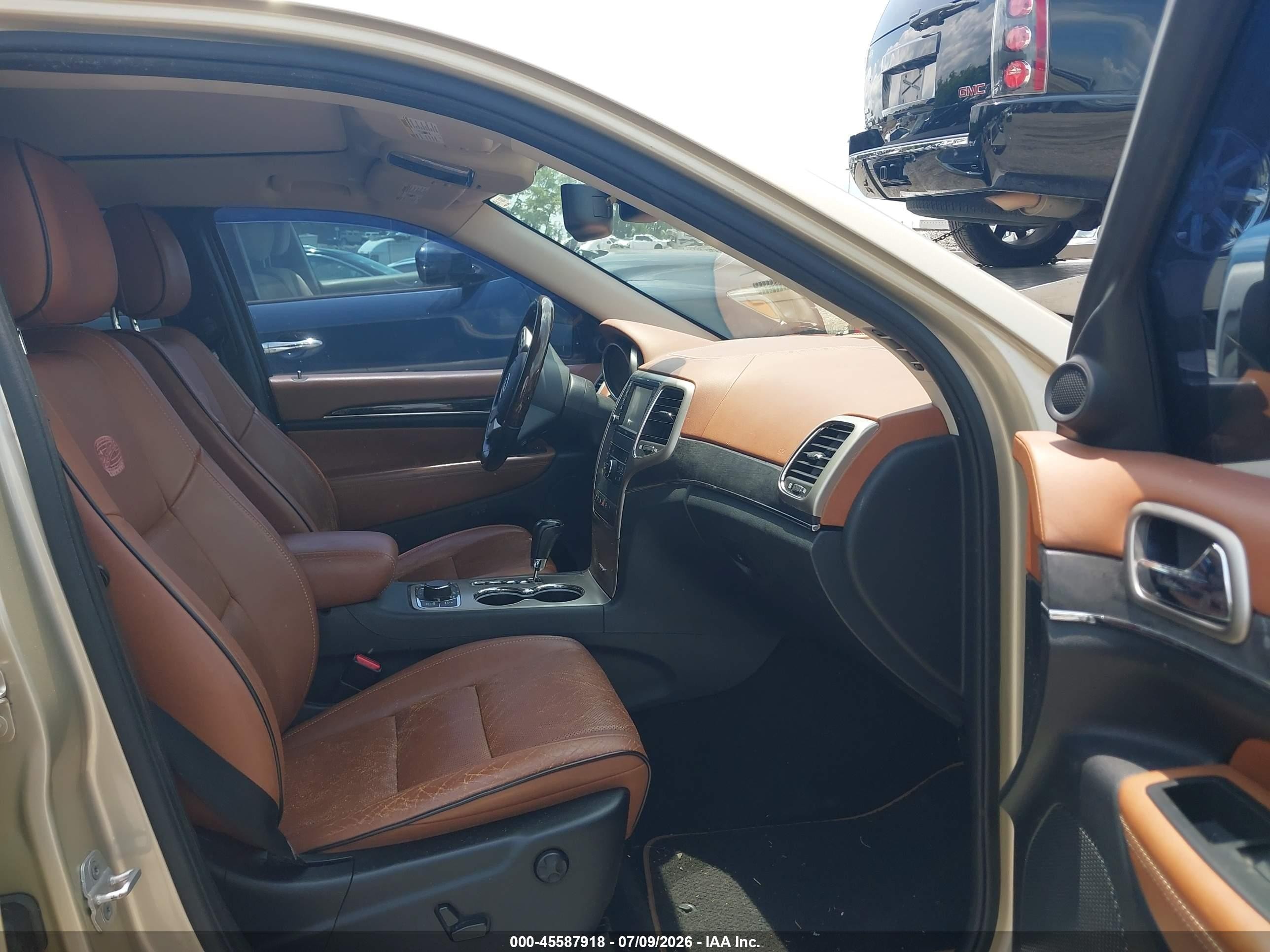 2012 Jeep Grand Cherokee Overland Gold vin: 1C4RJFCTXCC108089
