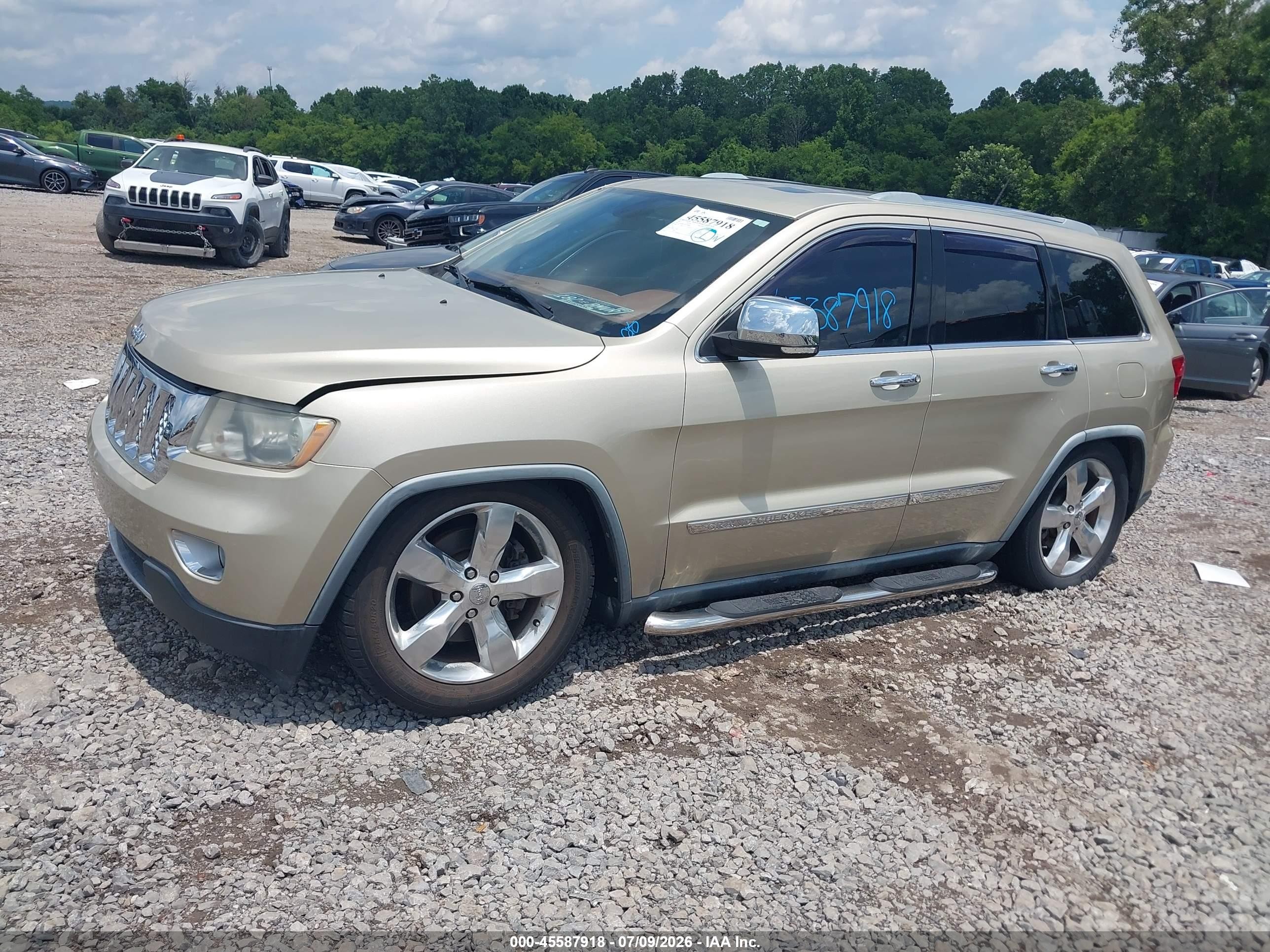 2012 Jeep Grand Cherokee Overland Gold vin: 1C4RJFCTXCC108089