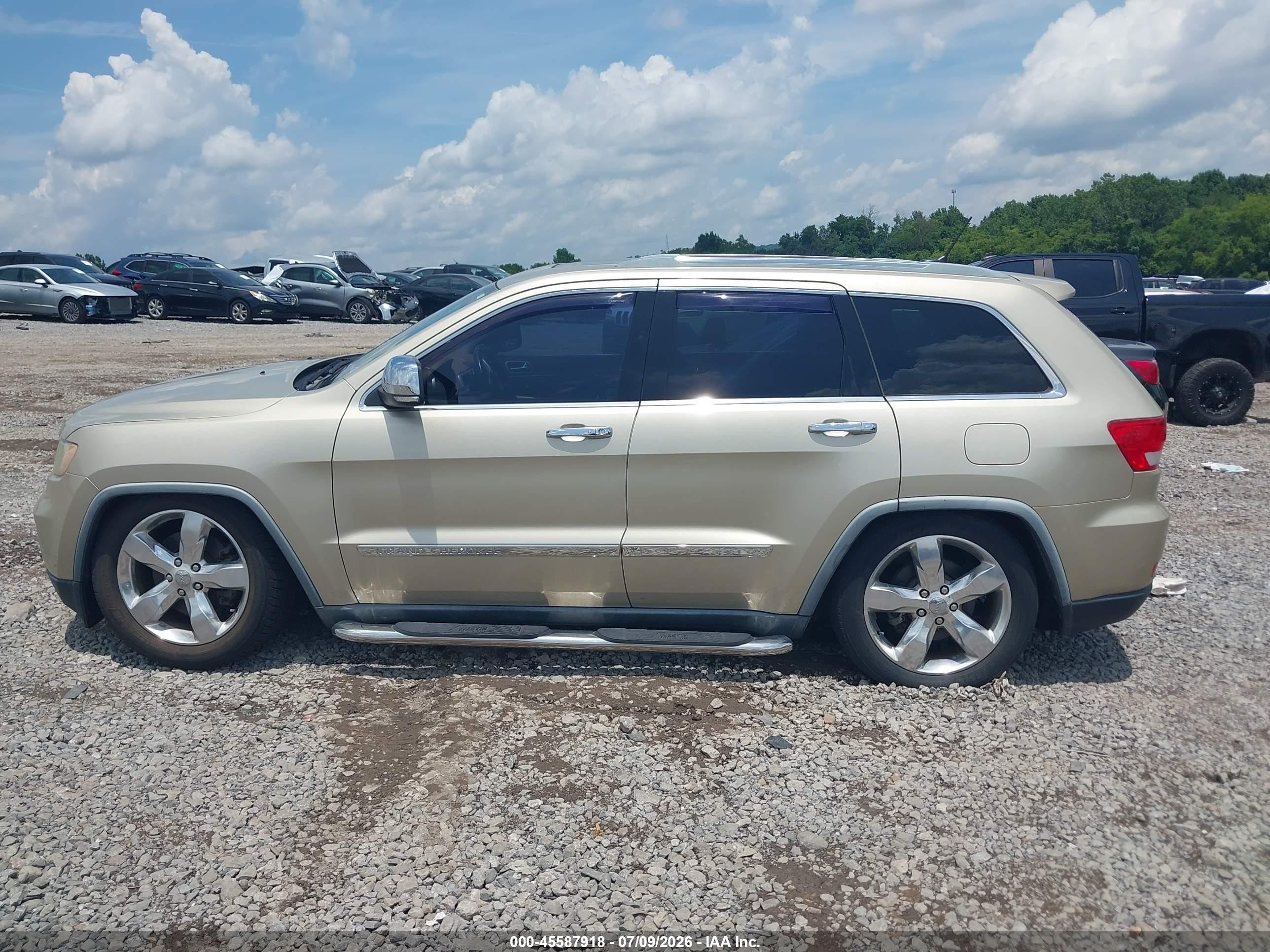 2012 Jeep Grand Cherokee Overland Gold vin: 1C4RJFCTXCC108089