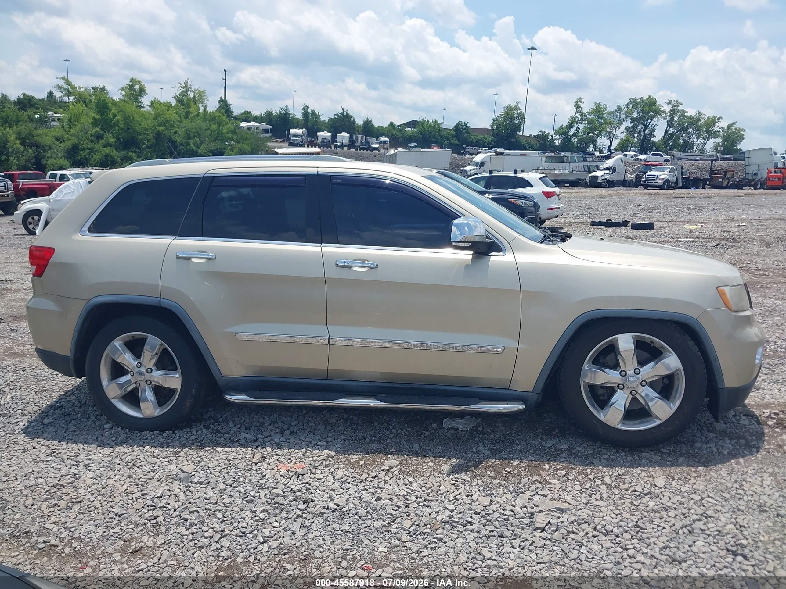 2012 Jeep Grand Cherokee Overland Gold vin: 1C4RJFCTXCC108089