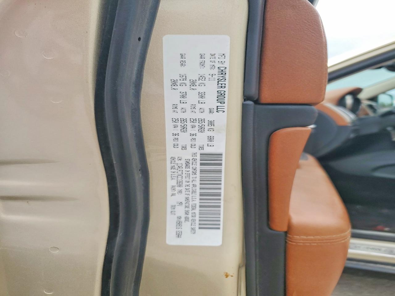 2012 Jeep Grand Cherokee Overland Gold vin: 1C4RJFCTXCC139200