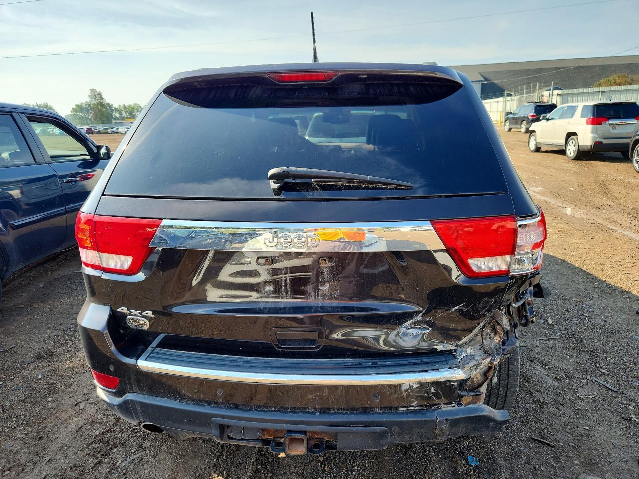 2012 Jeep Grand Cherokee Overland Black vin: 1C4RJFCTXCC240950