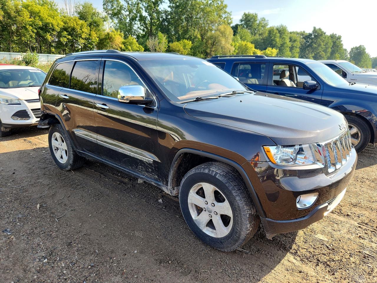 2012 Jeep Grand Cherokee Overland Black vin: 1C4RJFCTXCC240950