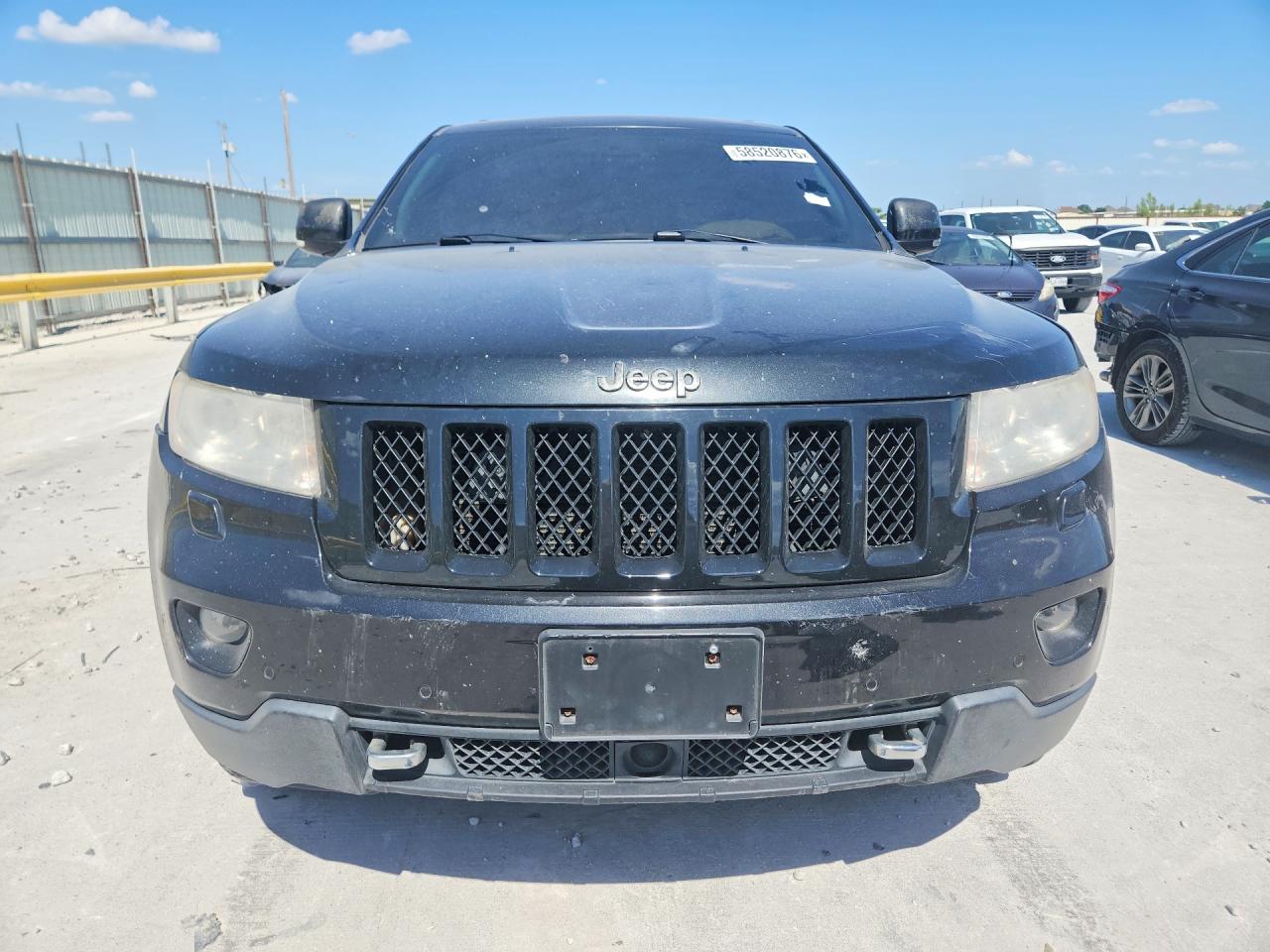 2013 Jeep Grand Cherokee Overland Black vin: 1C4RJFCTXDC560822