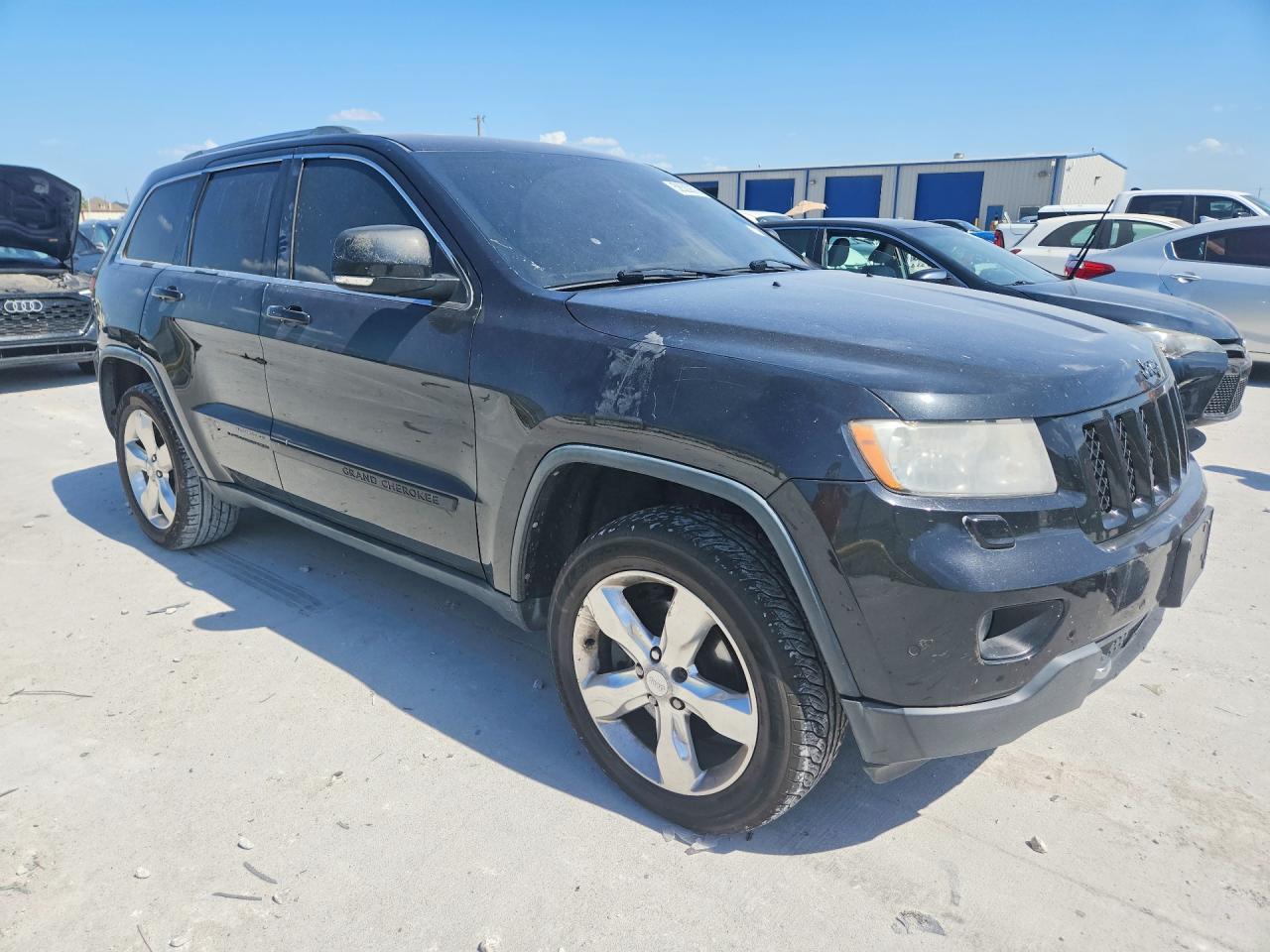 2013 Jeep Grand Cherokee Overland Black vin: 1C4RJFCTXDC560822