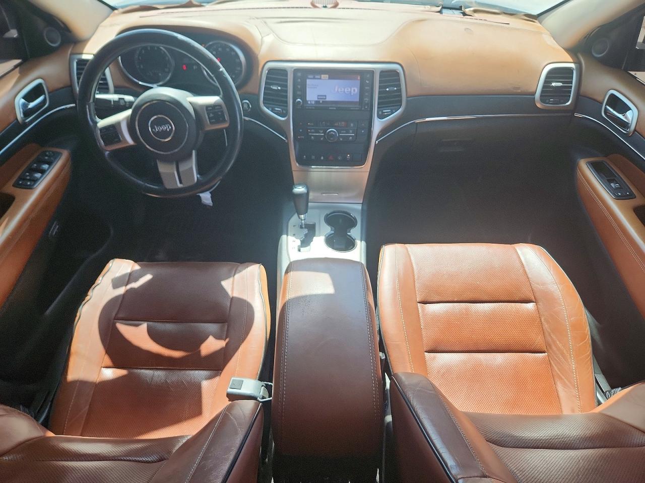 2013 Jeep Grand Cherokee Overland Black vin: 1C4RJFCTXDC560822