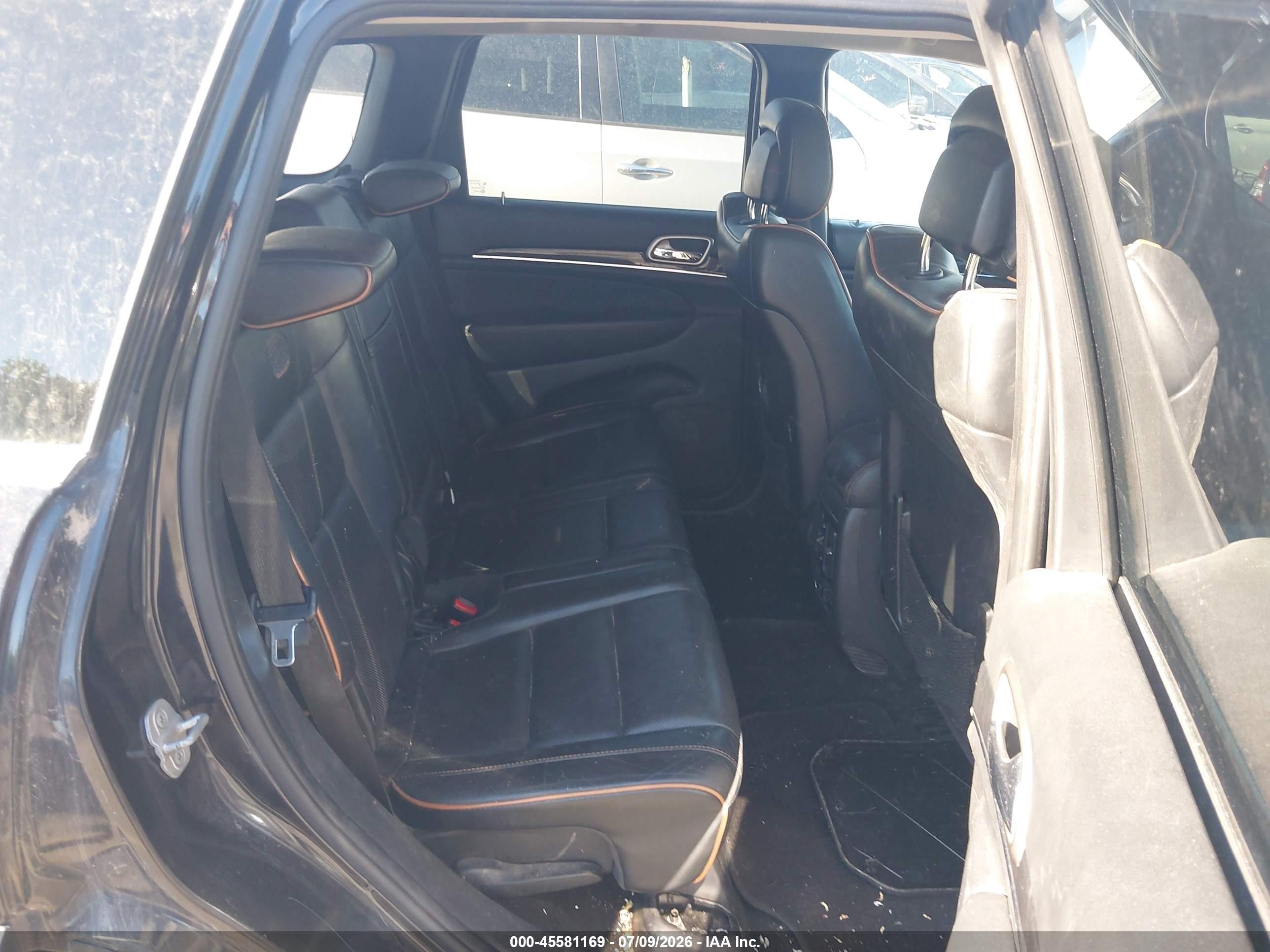 2013 Jeep Grand Cherokee Overland Summit Black vin: 1C4RJFCTXDC573442