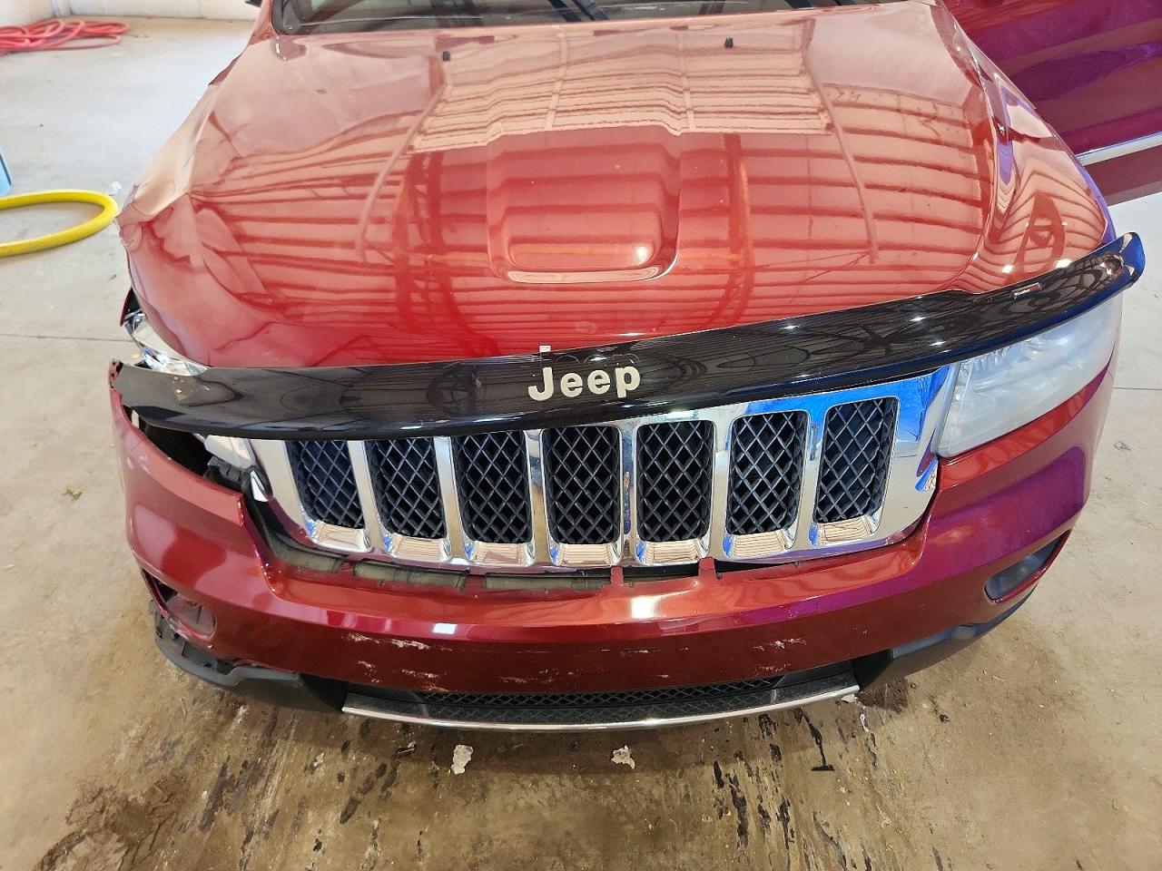 2013 Jeep Grand Cherokee Overland Burgundy vin: 1C4RJFCTXDC620498