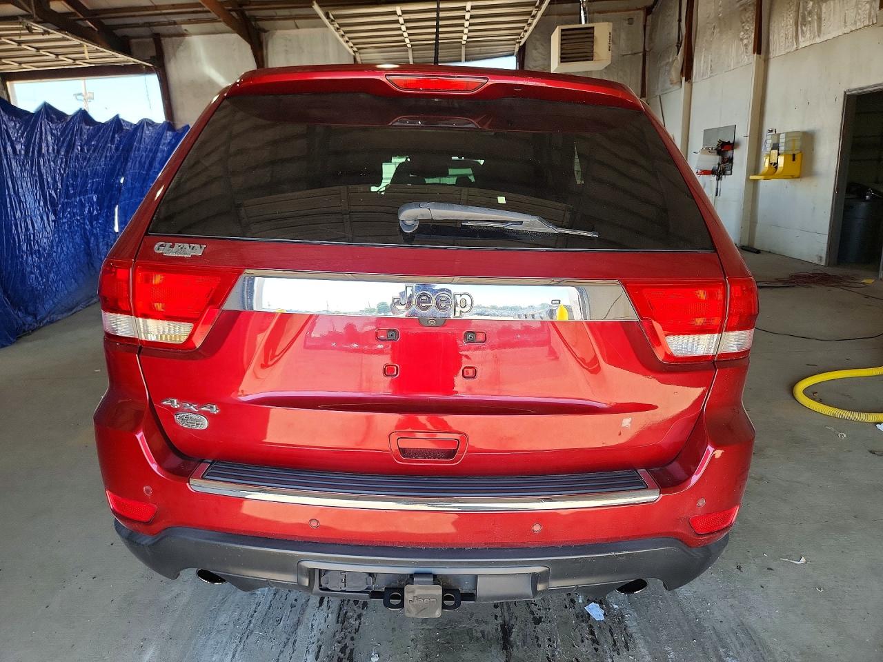 2013 Jeep Grand Cherokee Overland Burgundy vin: 1C4RJFCTXDC620498