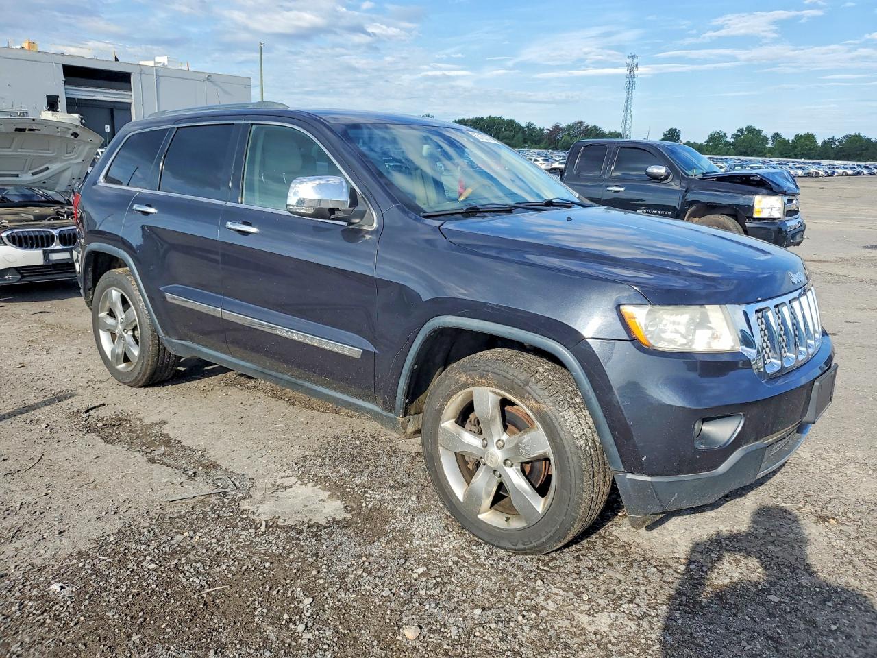 2013 Jeep Grand Cherokee Overland Black vin: 1C4RJFCTXDC651864