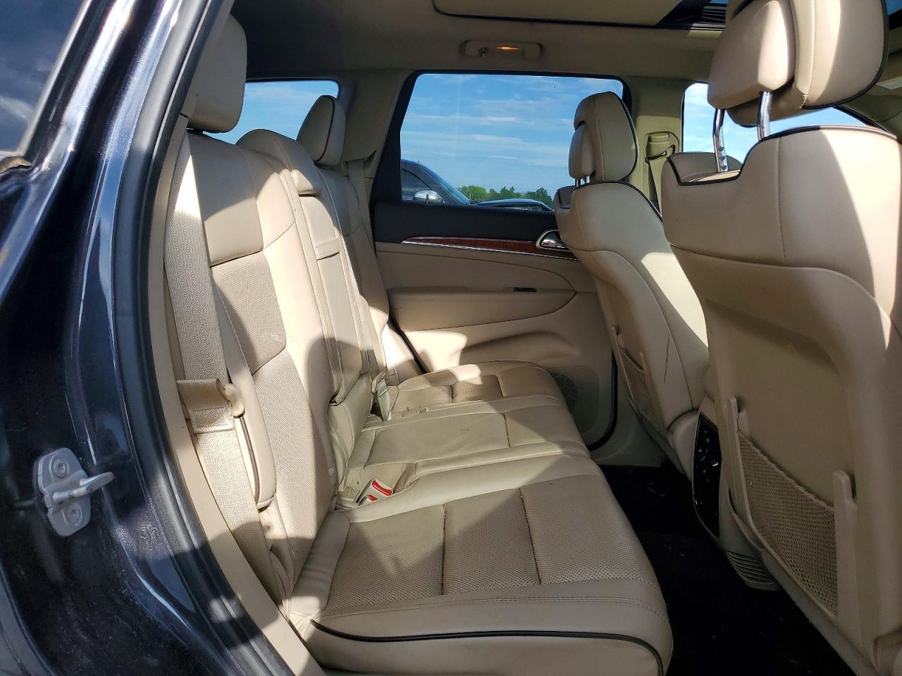 2013 Jeep Grand Cherokee Overland Black vin: 1C4RJFCTXDC651864