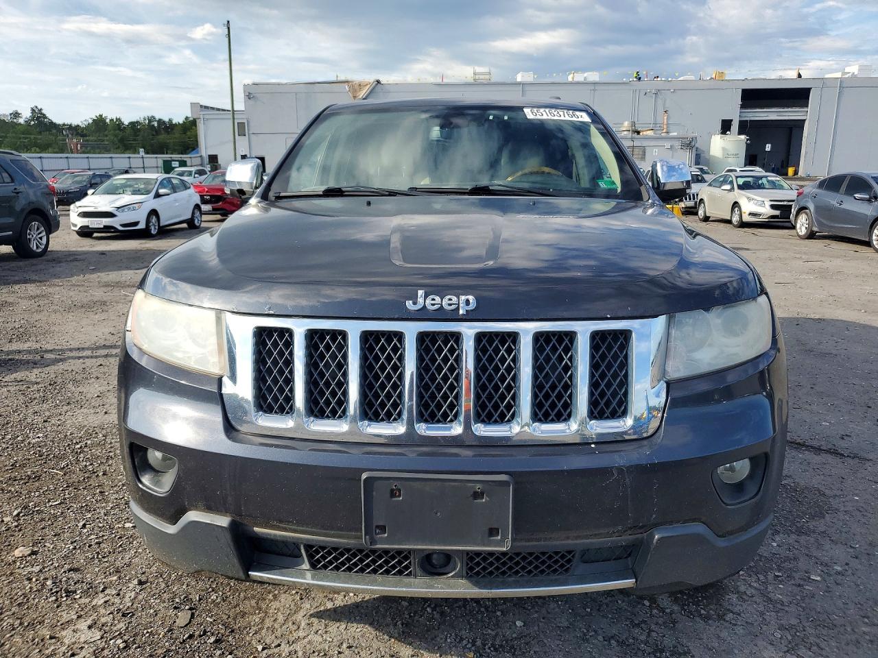 2013 Jeep Grand Cherokee Overland Black vin: 1C4RJFCTXDC651864