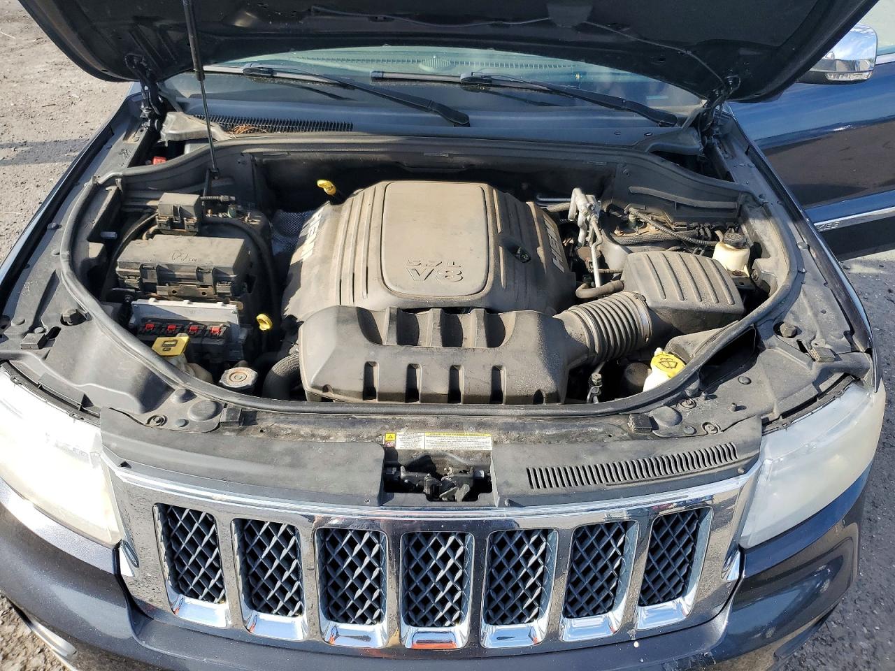 2013 Jeep Grand Cherokee Overland Black vin: 1C4RJFCTXDC651864